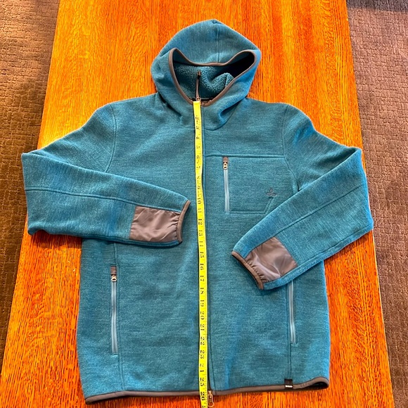 PRANA FLEECE HOODED JACKET HOODIE WOMEN'S MEDIUM - Picture 7 of 11